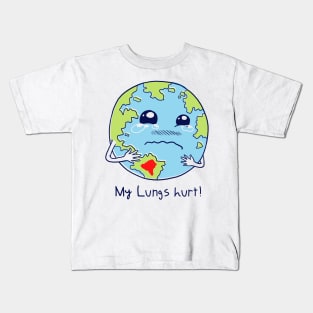 Lungs of Earth Kids T-Shirt